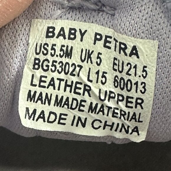 Stride Rite Baby Petra Sandals US 5.5M Purple & Aqua Straps Leather Upper - Picture 3 of 10